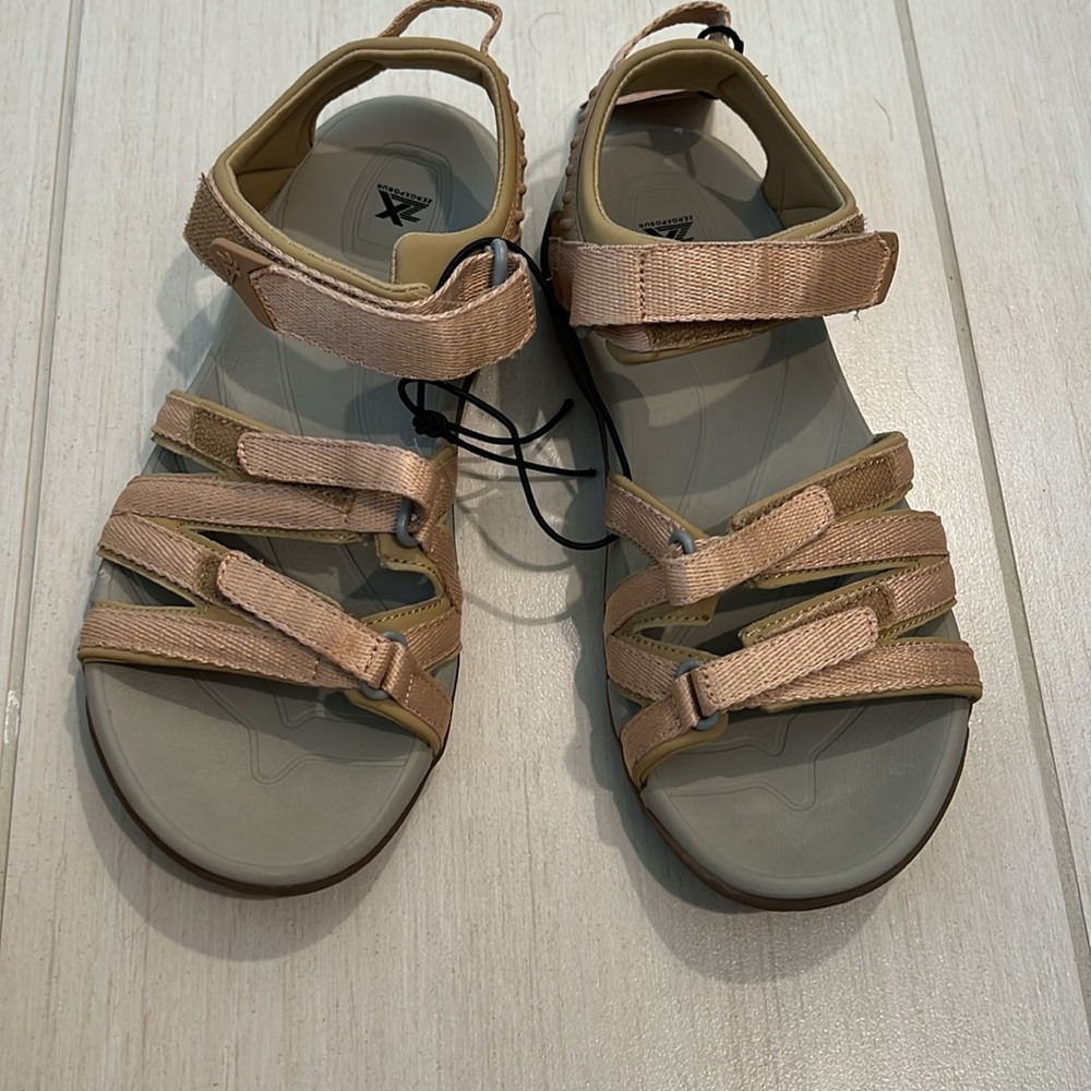 NEW in box ZeroXposur La Palme Sandal | Size 8 | Tan